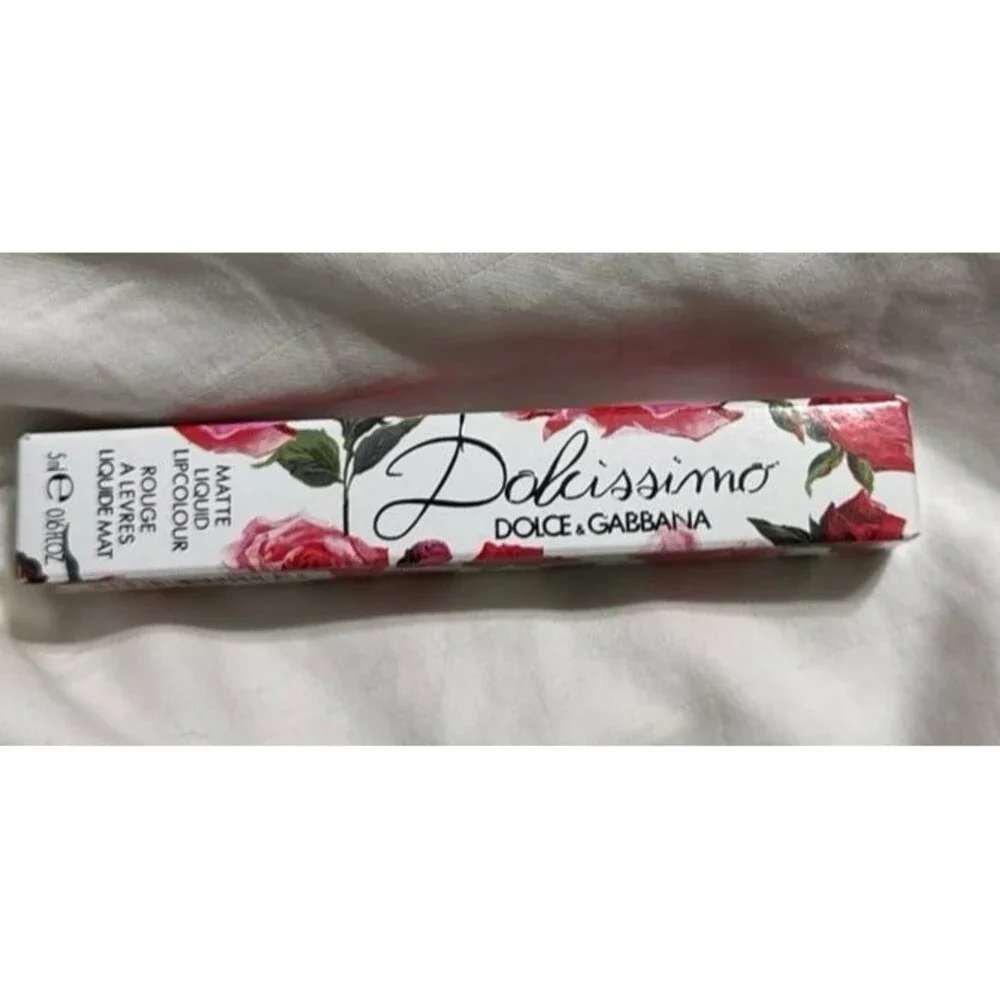 D & G Dolce and Gabbana Matte Liquid Lipstick Caramel